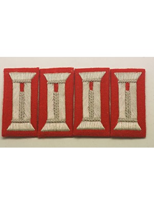 Replica of Artillery Officer Waffenrock Cuff Tabs(2 Pairs) (Other Insignia) for Sale (by ww2onlineshop.com)